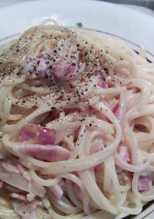 濃厚クリームチーズパスタ-レシピのメイン写真