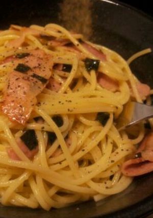 【簡単】お茶漬けパスタ【余り物】-レシピのメイン写真