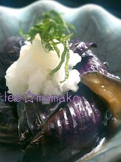 ダイエット!揚げない茄子の揚げ浸し-レシピのメイン写真