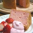 いちごのシフォンケーキ