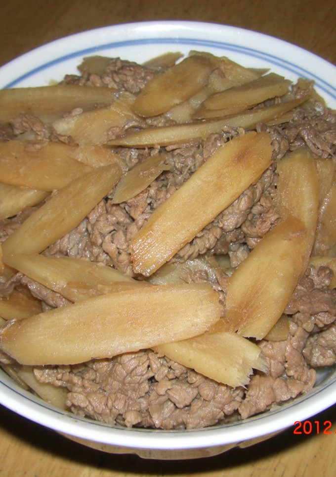 牛蒡と牛肉の旨煮-レシピのメイン写真