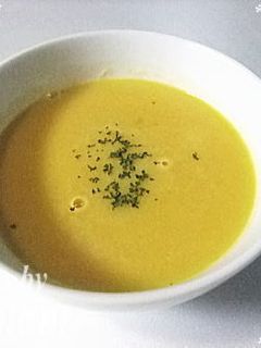 牛乳で作るかぼちゃの冷製スープ-レシピのメイン写真