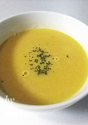 牛乳で作るかぼちゃの冷製スープ-レシピのメイン写真