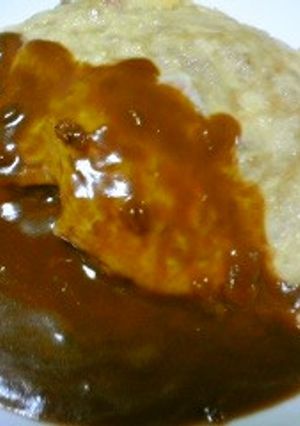 ダブルカレーのオムライス-レシピのメイン写真