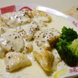 鶏むね肉のクリームマスタードソテー