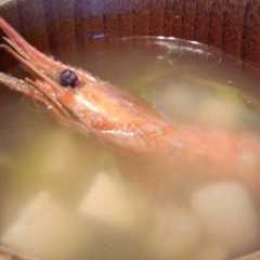 刺身用の海老が余ったら～お吸い物～-レシピのメイン写真