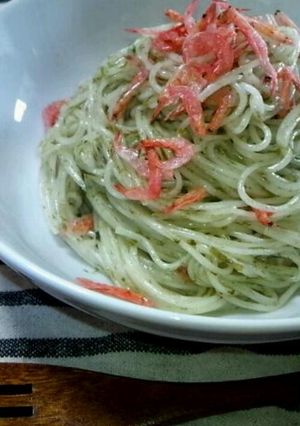 海苔と桜えびの素麺*-レシピのメイン写真