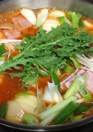 韓国☆家で作るプデチゲ(部隊チゲ)-レシピのメイン写真