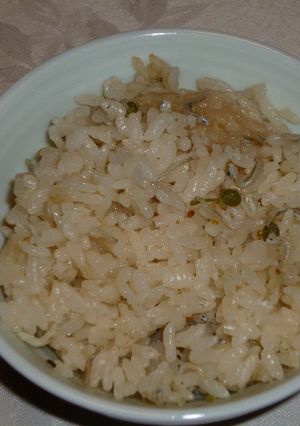 じゃこご飯（山椒の実入り）-レシピのメイン写真