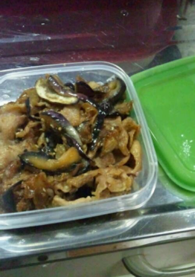 ナスと豚肉の焼き肉炒め-レシピのメイン写真