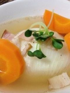 ベーコンと玉ねぎのほっこりスープ-レシピのメイン写真