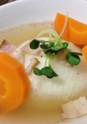 ベーコンと玉ねぎのほっこりスープ-レシピのメイン写真
