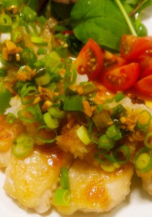 塩麹簡単チキンソテー香味ソース-レシピのメイン写真