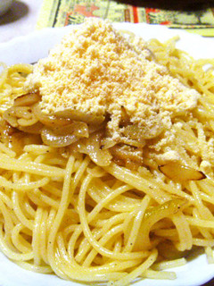 MAXパスタにんにくと玉ねぎの炒めたのん-レシピのメイン写真