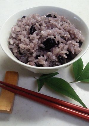 すぐに炊ける黒豆ごはん-レシピのメイン写真
