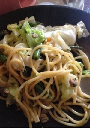 二日酔いにしじみと大葉パスタ-レシピのメイン写真