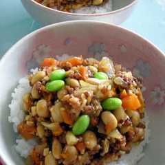 รูปของ 高きびと豆のドライカレー