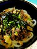 暑い夏に★ピリ辛冷やし肉うどん