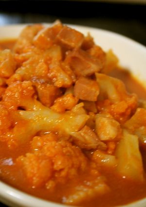 カリフラワーのミルキートマト煮-レシピのメイン写真