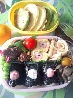 お弁当(*^o^*) りんご卵焼き-レシピのメイン写真