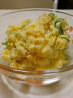 いり卵入りポテサラ♪-レシピのメイン写真