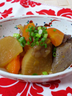 圧力鍋で時短!牛すじ煮込み-レシピのメイン写真