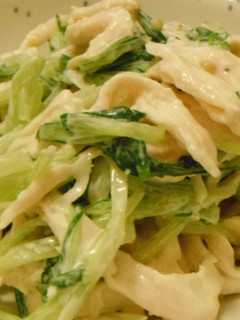 ♪安ウマ♪水菜と鶏胸肉のサラダ-レシピのメイン写真
