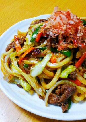 ♡焼きうどん♡こってり甘いソース味♥-レシピのメイン写真