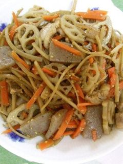 鶏の五目きんぴら-レシピのメイン写真
