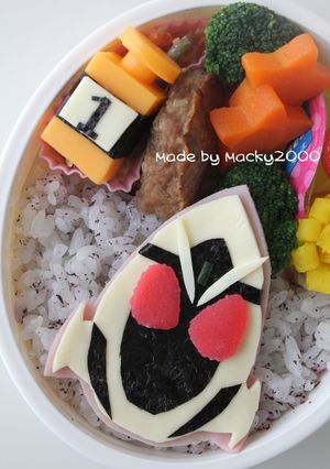 仮面ライダー☆フォーゼ☆キャラ弁♪-レシピのメイン写真
