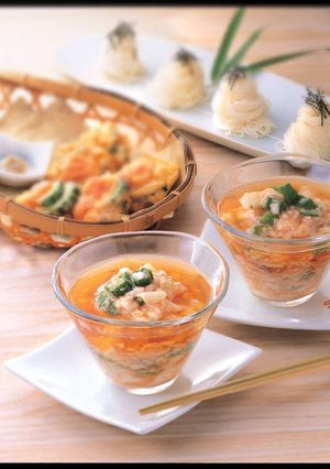 明太子・山芋・オクラのそうめんつけダレ-レシピのメイン写真