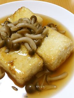 揚げない!揚げ出し豆腐~きのこあん~-レシピのメイン写真