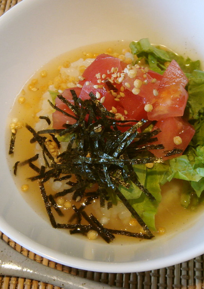 ダシダで簡単✿夏の冷しだし茶漬け-レシピのメイン写真