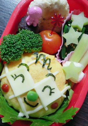 キャラ弁☆メロンパンナちゃん☆-レシピのメイン写真
