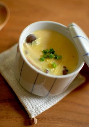 湯葉とチーズの茶碗蒸し-レシピのメイン写真