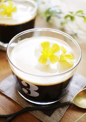 コーヒーゼリーのシナモンソースがけ-レシピのメイン写真