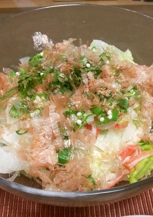 玉ねぎとオクラのヘルシーサラダ-レシピのメイン写真