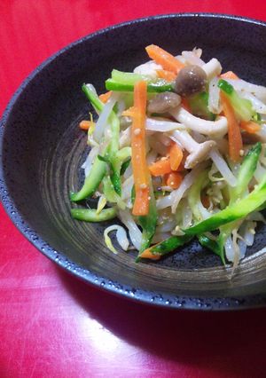 もやし･胡瓜･残り野菜のナムル-レシピのメイン写真