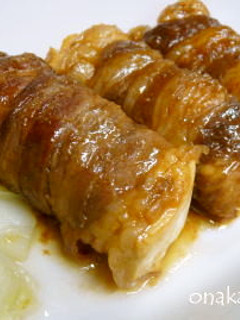 焼肉のたれでとうふの牛バラ巻きステーキ-レシピのメイン写真