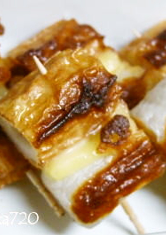 ちくわとチーズの串焼き-レシピのメイン写真
