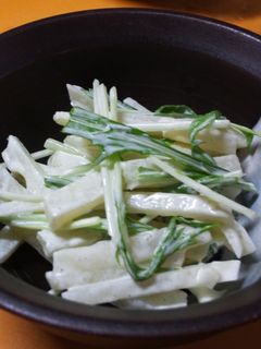 水菜とじゃがいものサラダ-レシピのメイン写真