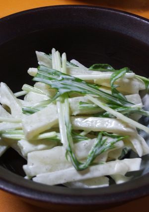 水菜とじゃがいものサラダ-レシピのメイン写真