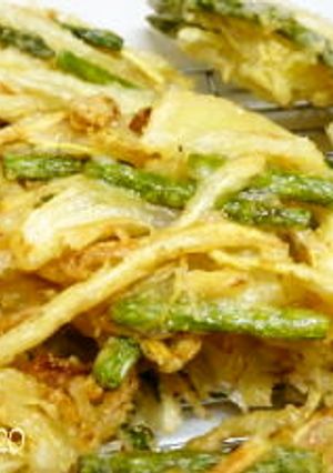アスパラ入りかき揚げ-レシピのメイン写真