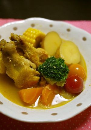 ル・クルーゼでカレー風味の夏ポトフ-レシピのメイン写真