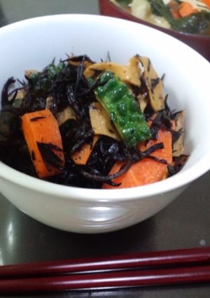 乾豆腐のひじき煮-レシピのメイン写真