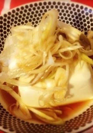 豆腐のザーサイとネギのっけ-レシピのメイン写真
