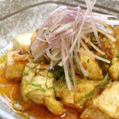 รูปของ 暑い夏に!!雷豆腐の食べるラー油掛け☆