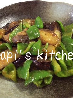 *茄子とピーマンの甘味噌炒め*-レシピのメイン写真