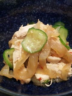 中華クラゲとササミ(胸肉)の和え物-レシピのメイン写真