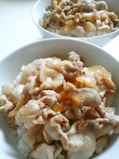 豚こま*丼-レシピのメイン写真
